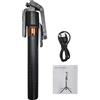 Aumotop Treppiede per Selfie con Tracciamento Automatico del Viso Treppiede per Telefono Allungabile Versatile 180 Cm Vlog Selfie Live Streaming ABS in Lega di Alluminio
