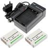 CQJFCYBRA Batteria + Caricabatterie NP-95,NP95 DB-90 DB90, Compatibile Con Fujifilm, For X30, X100, X100S, X100T, X-S1, F30, F31 Fd, F31fd