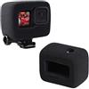 HSU Windslayer Cover per GoPro Hero 9 Nero, Windslayer Cover Housing Frame Case, Video Noise Reduction Accessori (confezione da 2)