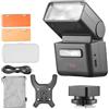 Generico Compatibile con flash for fotocamera Canon/Nikon/Sony TTL con 1/3000S HSS, uscita GN18 e trigger wireless