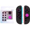 Pidynx Tappi per joystick per Switch2 Tappi per pulsanti in silicone adesivi colorati in silicone