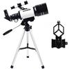 Generic Rifrattore astronomico professionale da 70 mm con treppiede, visione notturna bassa, osservazione della luna, potente monocolo per regali per bambini
