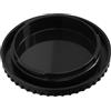 vhbw coperchio per corpo macchina compatibile con Canon EOS Rebel T3i, Rebel T3, Rebel T4i, Rebel T2i, Rebel XS fotocamera, DSLR - plastica nero