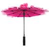 VANZACK Ombrello Decorativo a Forma di Fiore Peonia 60 Cm, Ombrello Classico Rosa per Danza e Performance Sceniche, Accessorio Vintage per Fotografia e Decorazioni Interne