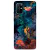 MUTOUREN Cover per Oneplus 8T Custodia in Silicone TPU Trasparenti Ultra Sottile Antigraffio Antiurto Protettivo Case con Pellicola Proteggi Schermo, Inchiostro Acquerello