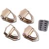 ZHOUXYFDC Serrature Per Borse Fibbie a scatto in metallo for borse, borse a tracolla, borsette, chiusure a scatto, accessori fai da te(1Pc)