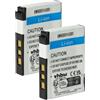 vhbw 2x batteria compatibile con Kodak EasyShare V530, V603 fotocamera (460mAh, 3,6V, Li-Ion)