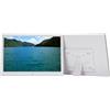 POADGBCN Cornice digitale touchscreen da 15,4 pollici Display IPS HD Montabile a parete for foto di famiglia decorazioni for la casa video pubblicitari(White)