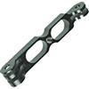 FEICHAO Staffa per asta di montaggio per casco con impugnatura compatibile con accessori fotografici GoPro Action Camera (100 mm, titanio)