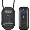 MeevrgR Mini action cam magnetica 2K, registrazione in loop, con sensore di movimento e ricarica rapida USB C, impermeabile per casco da moto e auto (nero)