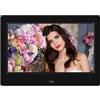 SMTYXS 7 Pollici HD LED Cornice For Foto Digitale Orologio Calendario Lettore Video Supporto USB/MMC/SD/MS Card 800 * 480 Con Telecomando For Gli Amici Un'Esperienza Visiva Squisita(Black)
