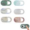 Generic 6Pcs Webcam Covers Slide Marble Pattern Laptop Blocker Camer Cover Privacy Protezione Adesivi per Telefono Laptop Laptop