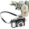Generic Fotocamera retrò - Modello SLR digitale in Stile Vintage, Classic Photography Prop Collezionabile | Fotocamera in Miniatura per la decorazione di Nozze, s per l