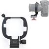 iShoot - Anello di montaggio per treppiede, compatibile con Nikon PC-E Micro NIKKOR 45 mm f/2.8D ED e 24 mm f/3.5D ED Tilt-Shift Lens, built-in Arca-Swiss 46 mm 1/4 e 3/8 vite piastra a sgancio rapido