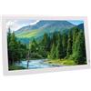 YPAPBHT Cornice for foto digitale da 12-32 pollici, macchina pubblicitaria for album fotografici elettronici ad alta definizione, nera.(White,27-inch)