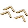TOPINCN Libro Protezioni Angolari Langable Vintage Style 50pcs per Album di Scrapbooking, Iron Protect Decor per Notebook, Libri, Leggero (ferro, Bronzo, 50pc) (C103 in ottone)