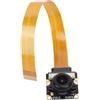 Akozon Modulo Telecamera Grandangolare 130° per Visione Notturna IR da 5 MP 1080P per RasPi 5 Zero