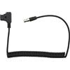 Topiky D Tap a 12V, Cavo di Alimentazione per Monitor D Tap Maschio a 4 Pin Mini Adattatore XLR Cavo di Alimentazione a Spirale per Cavo di Alimentazione Monitor TVlogic