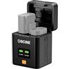 Dpofirs Dual USB C Charger Case per NP FZ100, Caricabatterie con Ricarica Rapida PD, Schermo OLED, Compatibile con A9 II A7R V A7R IV A7S III A7 IV A6600 A7C