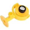 FTVOGUE Riflettore Prisma in Vetro Ottico, Riflettore Stazione Totale Multifunzionale Costante per Lucidatura Fine -17 Mm Guscio in Plastica ABS 25,4 Mm per Rilevamento di Gallerie,