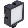 Qcwwy Luce Video LED RGB 800LX/0,5 M Dimmerabile, Temperatura Colore 2500-8500 K, Attrazione Magnetica, Batteria 2000 MAh, 1/4 Vite, Adatta per Registrazione Video e Fotografia