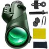 Liqzirtu Star alcance monocular - Alcance monocular profesional con aumento de 80x | telescopio para adultos altos potenciados,Accesorios portátiles para la al aire libre para acampar de montaña