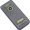vhbw telecomando per scatto a distanza IR compatibile con Nikon D3000, D3200, D3400, D40, D40x, D50, D5000, D5100, D5200, D60, D600, D70 fotocamera