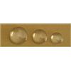Generic Lenti in vetro ottico 3 pezzi 6 8 10 12 13 14 15 16 20 25 30mm Mini lente ottica Ottica LED Convessa Condensa Stager Nessun passaggio/bordo(D10F12H3.8)