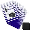 Outus 1000 salviette di carta per la pulizia delle lenti e 2 panni per la pulizia delle lenti della fotocamera, microscopi, schermi di computer, lenti di ingrandimento, occhiali