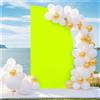 Mateju Copertura per Fondale ad Arco di Nozze in Spandex Tinta Unita Copertura Arco 2-faccia per Decorazione Cerimonia Festa Compleanno Banchetto (cornice non Incluso) (2.5ft (77x77cm),Verde Chiaro)