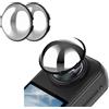 ZLYLVRC Filtro ND a densità neutra per Insta360 X5 - Opzioni ND16/ND32/ND64, vetro ottico multi-rivestito, resistente all'acqua, accessori per filtro obiettivo fotocamera sportiva (ND64)