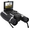 Plyisty Binocolo 12x32 con Fotocamera, Binocolo per Adulti, Display a Colori da 2,4 Pollici, Registratore Fotografico Video da 48 MP 2,5 K, per Birdwatching, Caccia, Partite di Calcio