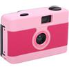 Fydun Fotocamera a Pellicola Riutilizzabile da 35 Mm in Stile Vintage con Flash Incorporato per la Fotografia di Viaggio (PINK)