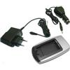 ollytrading Caricatore Stazione di Ricarica per Sony NP-BG1 DSC-T100 T25 T20 W30 W35 W40 W50 W55 W70 DSC-W100 DSC N1 N2 + Caricabatteria Da Auto