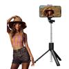Lunaobrik Treppiede selfie stick - treppiede telefonico, supporto treppiede per telefono estensibile | Selfie in acciaio inox Selfie con telecomando senza fili, selfie portatile per sel