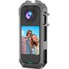JDNH Telaio professionale per fotocamera con gabbia metallica con base staccabile, struttura ad aria leggera