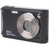 Denash Videocamera 4K con Zoom da 64 MP e 18x, Fotocamera DV a Fuoco Automatico da 2,4, Fotocamera Vlogging Portatile con Stabilizzazione Elettronica per Viaggi/graduazioni