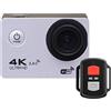 DIGNIFE Action Camera, Ultra HD 4K. Telecamera di azione del telecomando del telecomando del telecomando della fotocamera di azione DV DVR 170D 30m Vai a Waterproof Pro Mini Casmet Camera(Silver)