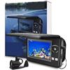AUBEST Fotocamera da Pesca Fish Finder Videocamera for la pesca subacquea Cavo da 15 m Monitor da 4,3 pollici Impermeabile 4 LED a infrarossi for la pesca sul ghiaccio ,Fotocamera per la pesca subacquea
