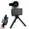 BJLIFE Luce per selfie con filtro CPL da 52 mm, luce per tatuaggi con perline LED per riprese video TikTok YouTube, luce portatile per selfie con luminosità regolabile, adatta per telefono, fotocamera