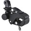 Mantona 21284 Klemmhalterung XL 1,5-4 cm GoPro + 1/4 schwarz/silber