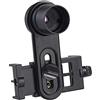 Generic Supporto universale per adattatore per telefono cellulare, supporto per clip per telescopio binoculare, supporto portatile, telescopio monoculare trasparente