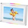 Bewinner Frame di Foto Digitale WiFi da 10,1 Pollici con Memoria da 32 GB, Trasferimento di App Wireless, Display Meteorologica in Tempo Reale, Cornici per (Spina europea)