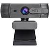 SEVEQIS Autofocus Webcam 1080P Web Camera Con Microfono for Pc/Computer Usb Camera Web Cam Webcam Full Hd 1080P for Conferenze, Live Streaming, Registrazione