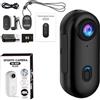 Generic Tapcam - Telecamera sportiva Varnock, mini action cam indossabile con clip magnetica, videocamera HD 4K, vivavoce, per ciclismo, viaggi, fotografia (nero 1080p)