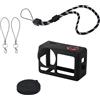 TQUXNGA Custodia in silicone morbido per obiettivo fotocamera Action 5pro Protezioni delicate Cappucci resistenti all'usura Custodia Accessori Custodia in silicone Custodia per fotocamera