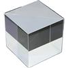 LXXOZ 1pc Elaborazione personalizzata su quattro lati con aumento della luce Prisma dicroico Semi-riflettente Cubo incollato semi-traslucido TV trasparente.(20x20x20)