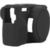 Generic Cover per Fotocamera Digitale, Cover Protettiva per Fotocamera Digitale Delicata Sulla Pelle Impugnatura Comoda in Silicone Morbido per G7X3 (BLACK)