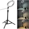 CFTGIW Luminosità e Temperatura Colore Regolabili, Vite Universale da 1/4 di Pollice, Adatta per la Maggior Parte dei Dispositivi Che Supportano la Porta USB, Fotografia da 20 Cm LED