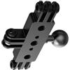JINQIGG Tre sistemi di alluminio della macchina fotografica flessibile di progettazione 3Slot metallo Live staffa per fotografia professionale Gear Camera Mount